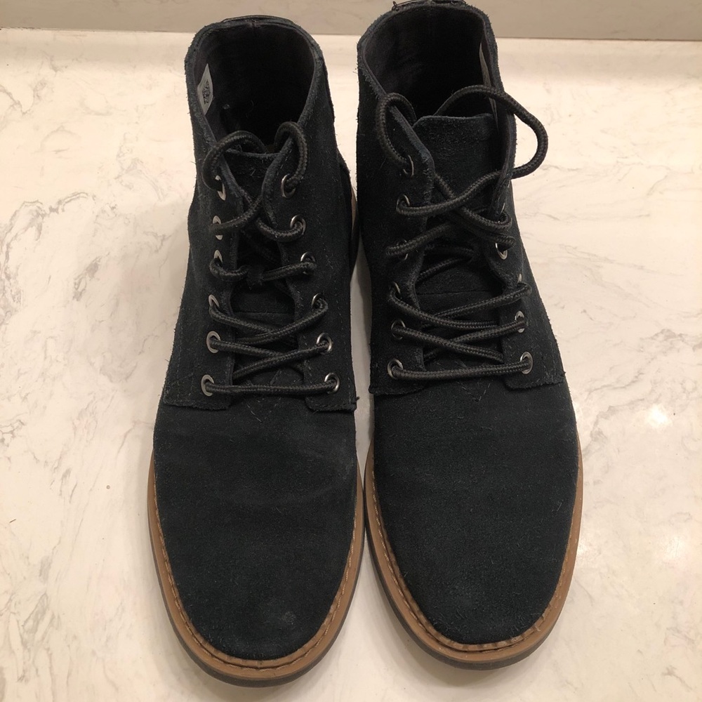 Men's Black Suede Boots